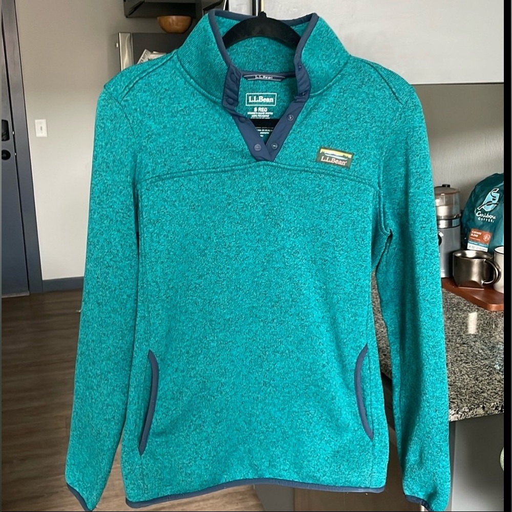 L.L. Bean Teal Women's Sweater Sweatshirt Size Small